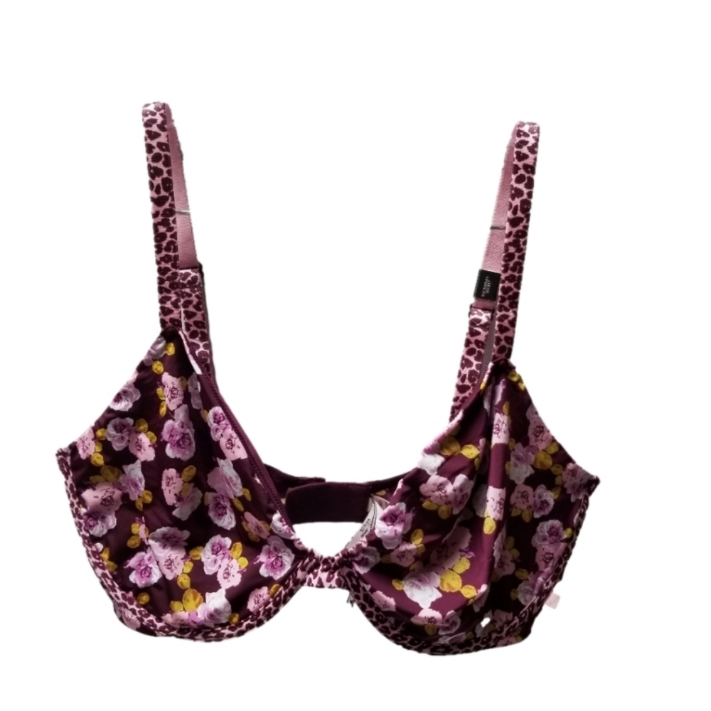 NWOT Victoria's Secret Floral Bra Unlined Demi 38DD